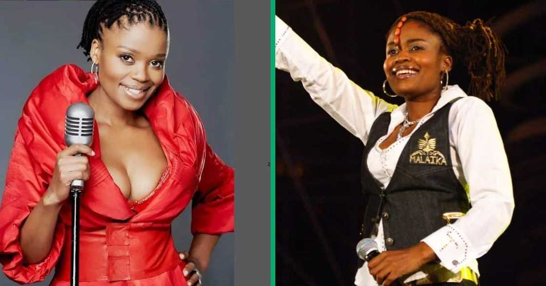 Former Malaika singer Tshedi Mholo during 46664 performance in Johannesburg on World Aids Day. Former Malaika singer Tshedi Mholo during 46664 performance in Johannesburg on World Aids Day.