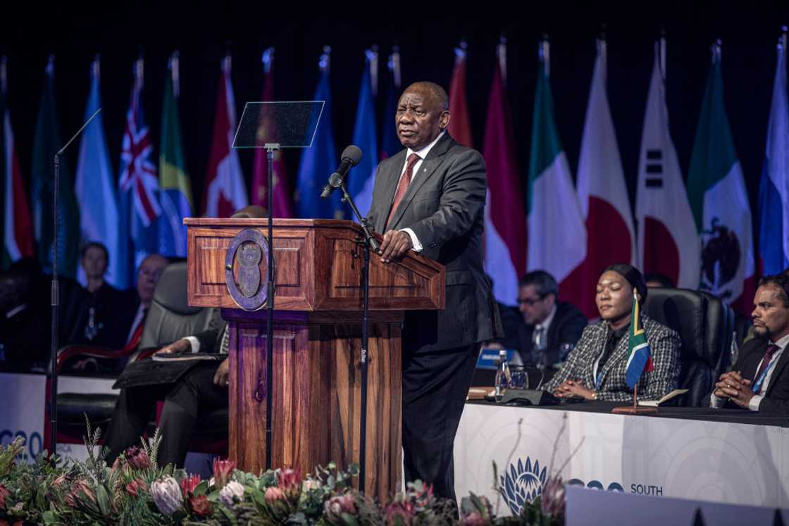 President Cyril Ramaphosa spoke about the relations between SA and the US President Cyril Ramaphosa spoke about the relations between SA and the US