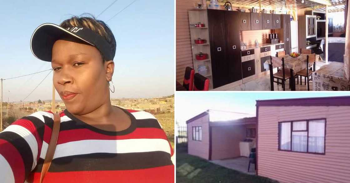 Facebook user Valentine Maezo Ramosoeu and her beautiful shack Facebook user Valentine Maezo Ramosoeu and her beautiful shack