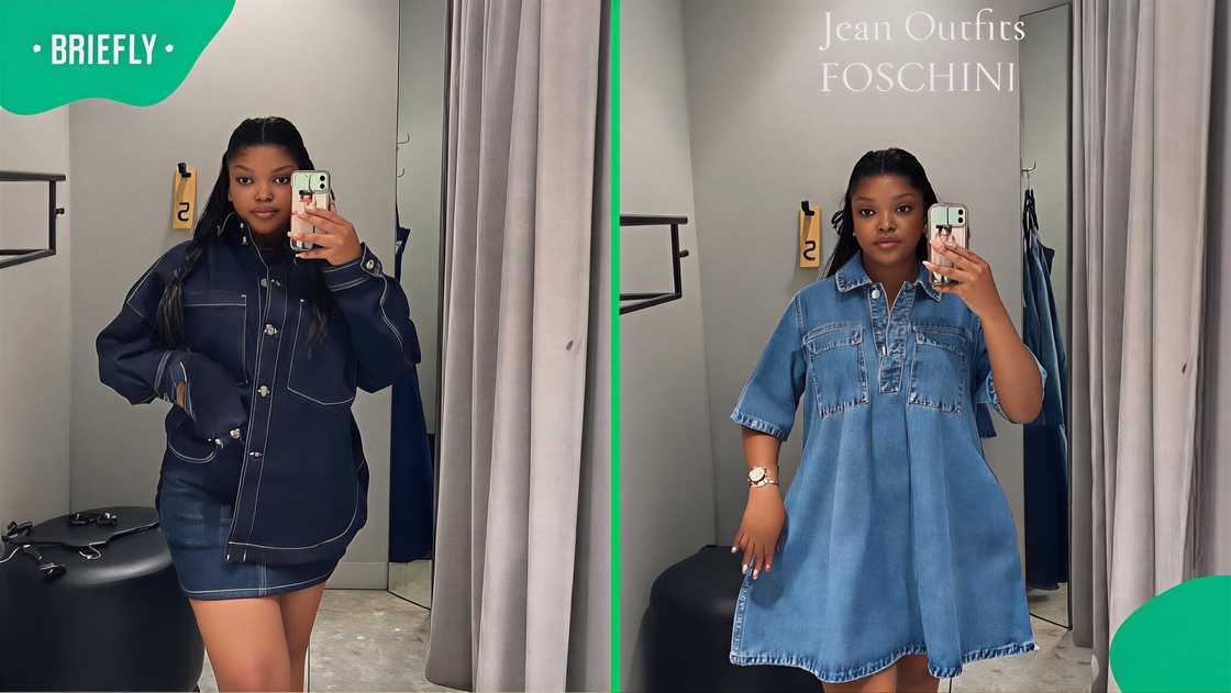 Mzansi woman flaunts her denim range Mzansi woman flaunts her denim range