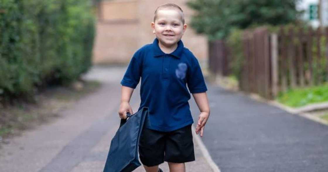 Little warrior: Boy beats cancer twice, starts school after bone marrow transplant