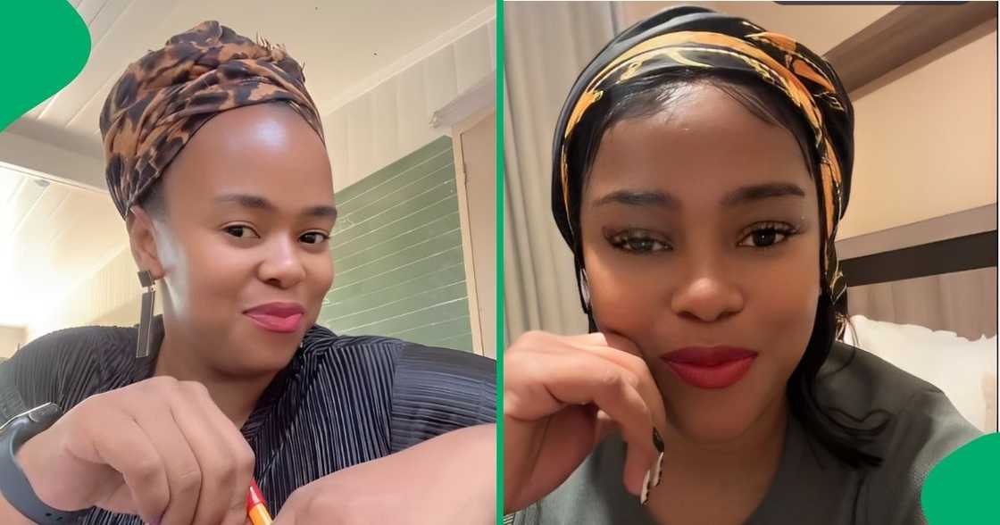 A Mzansi teacher shared a funny video of how she stays employed