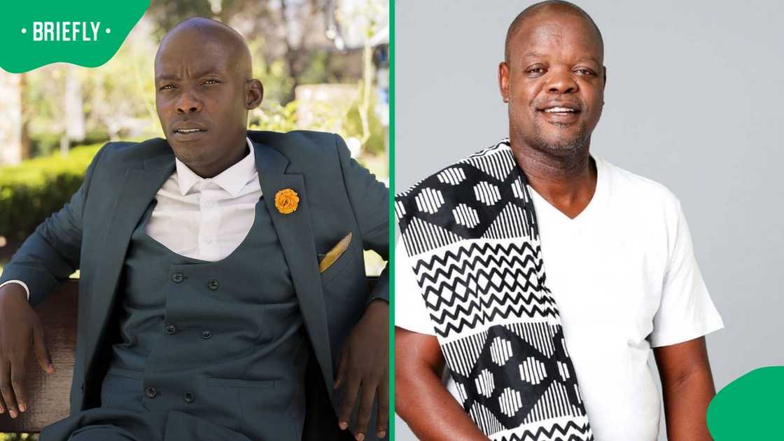 Fans comfort Thapelo Sebogodi after his father dies