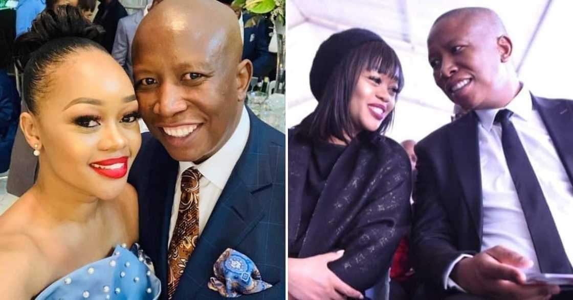Julius Malema & Mantwa Matlala Julius Malema & Mantwa Matlala