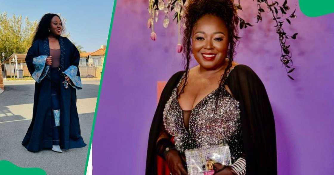 Brenda Mtambo looked amazing in her blue outfit at Wilson Nkosi's event. Brenda Mtambo looked amazing in her blue outfit at Wilson Nkosi's event.