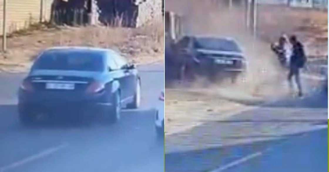 Video: Motorist Attacked in Tshwane, Mzansi Confused and Reacts