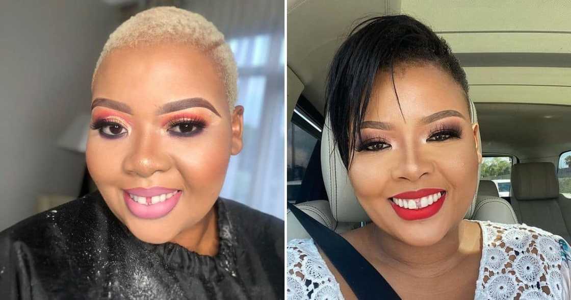 Anele Mdoda showed off her cooking skills Anele Mdoda showed off her cooking skills