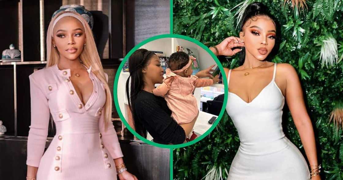 Faith Nketsi buys diamond earrings for her daughter Sky Njilo Faith Nketsi buys diamond earrings for her daughter Sky Njilo