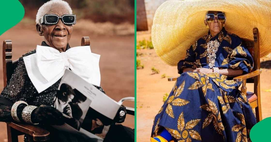 A Zambian gogo swooped the internet with her fashion sense. A Zambian gogo swooped the internet with her fashion sense.