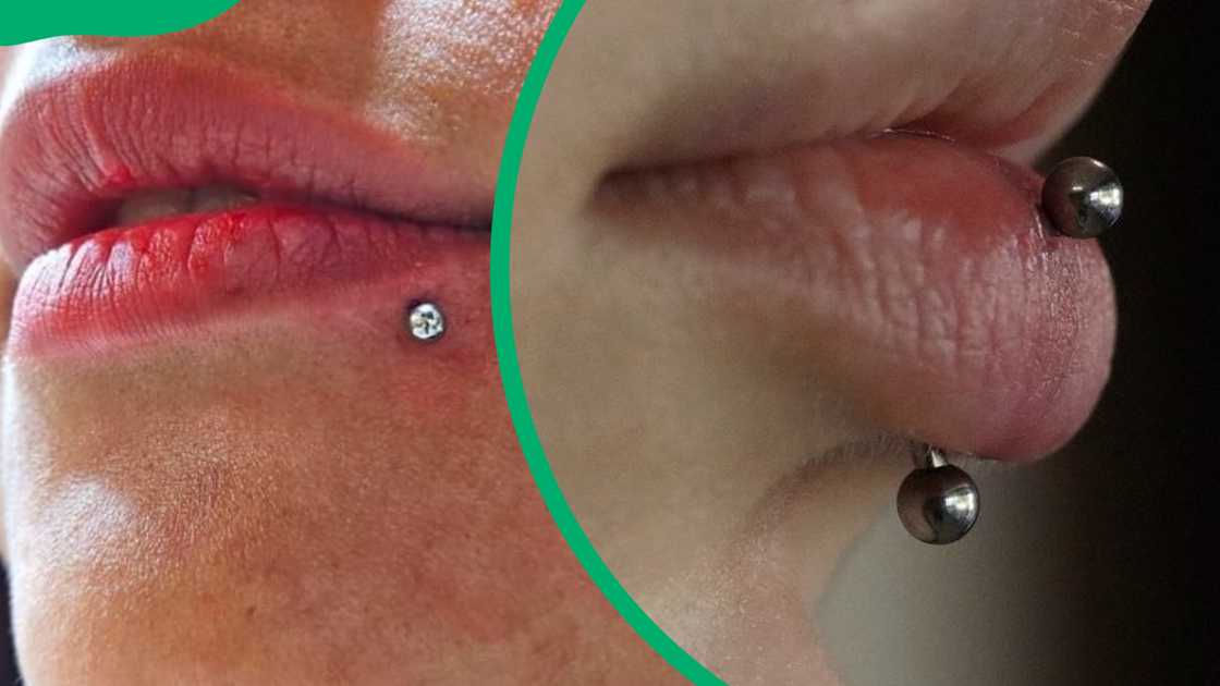 Classy lip piercing Classy lip piercing