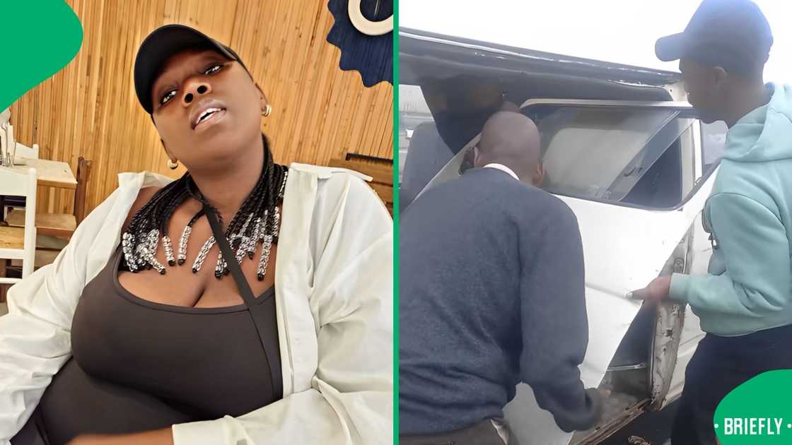 TikTok users were in stitches after seeing passengers holding a taxi door while it moved TikTok users were in stitches after seeing passengers holding a taxi door while it moved