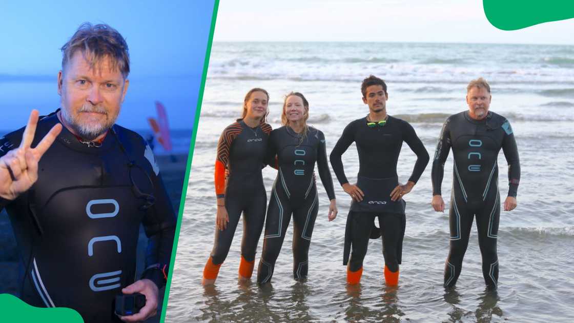 English traveller Karl Bushby at the Caspian Sea in 2024 English traveller Karl Bushby at the Caspian Sea in 2024