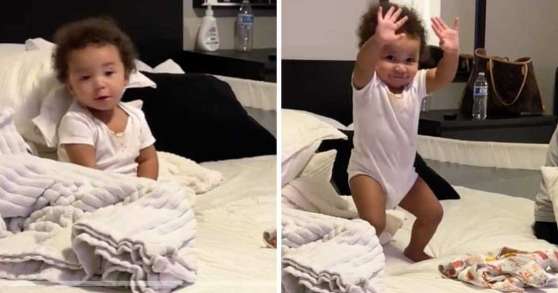 Adorable baby steals the show on TikTok Adorable baby steals the show on TikTok