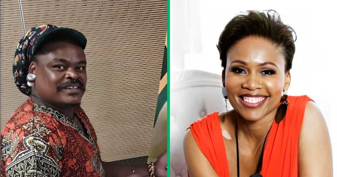 Rasta honoured actress Leleti Khumalo with a potrait Rasta honoured actress Leleti Khumalo with a potrait