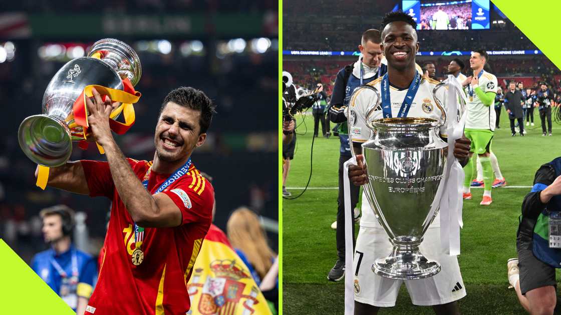 Rodri and Vinicius Junior are the leading contenders for the 23024 Ballon d'Or award Rodri and Vinicius Junior are the leading contenders for the 23024 Ballon d'Or award