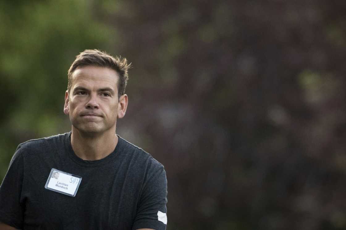 Lachlan Murdoch, the appointed successor of Rupert Murdoch's media empire, shown in July 2017