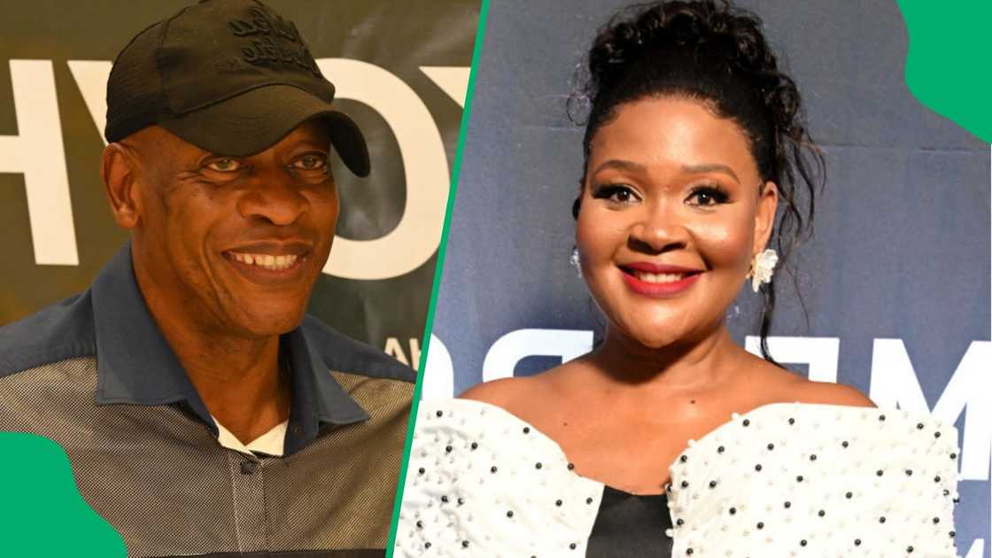 Mzwakhe Mbuli and Zanele Mbokazi allegedly worked together on the Crown Gospel Awards.