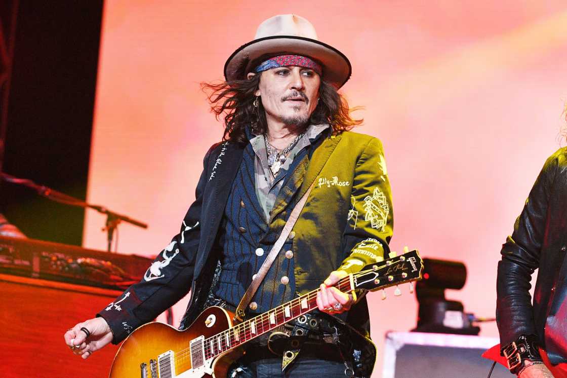 Johnny Depp of Hollywood Vampires at The O2 Arena