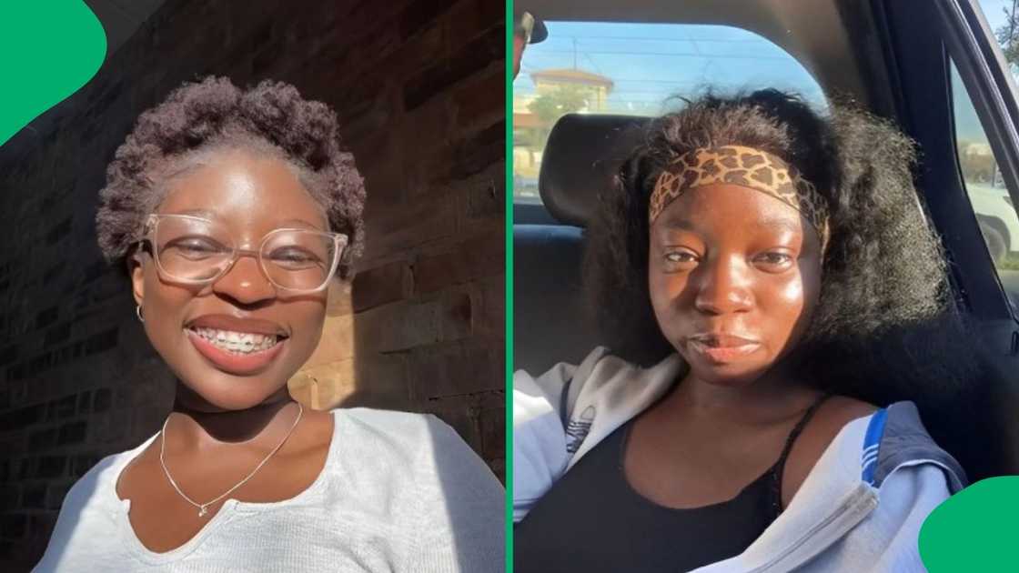 A student showed the food packages her parents had sent her. A student showed the food packages her parents had sent her.