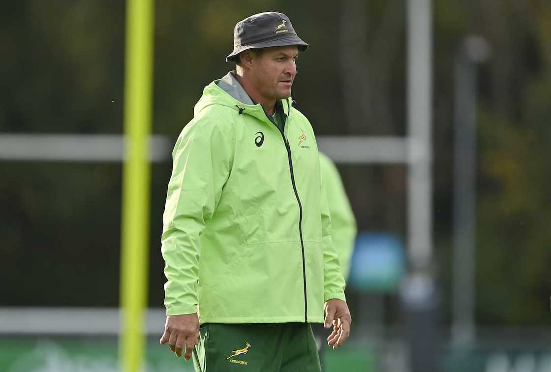 Daan Human during South Africa rugby squad training at UCD in Dublin, Ireland, in November 2022.