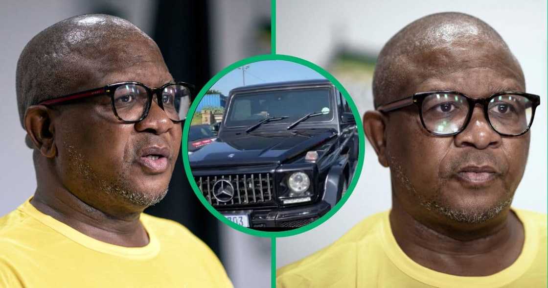 Mbalula uses Anwan Khan's G-Wagon