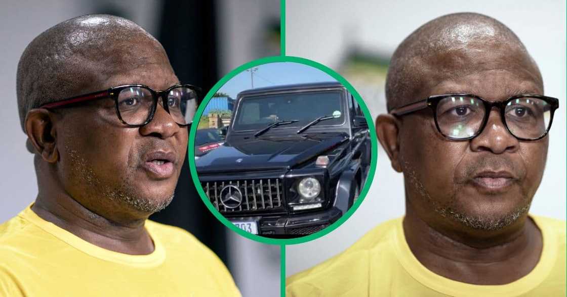 Mbalula uses Anwan Khan's G-Wagon Mbalula uses Anwan Khan's G-Wagon