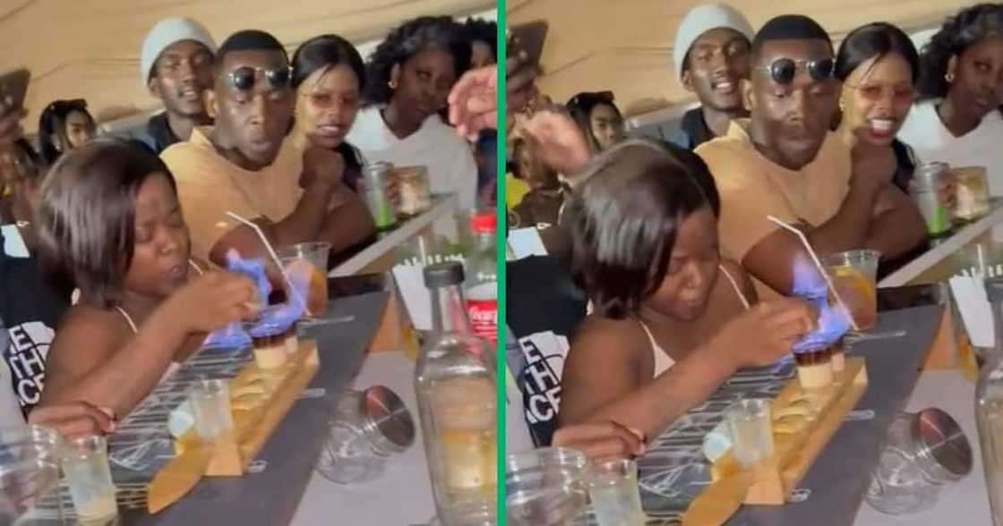 TikTok shows woman in KZN trying to drink fire shooter TikTok shows woman in KZN trying to drink fire shooter
