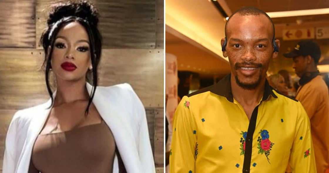 Mihlali Ndamase and Nota Baloyi Mihlali Ndamase and Nota Baloyi