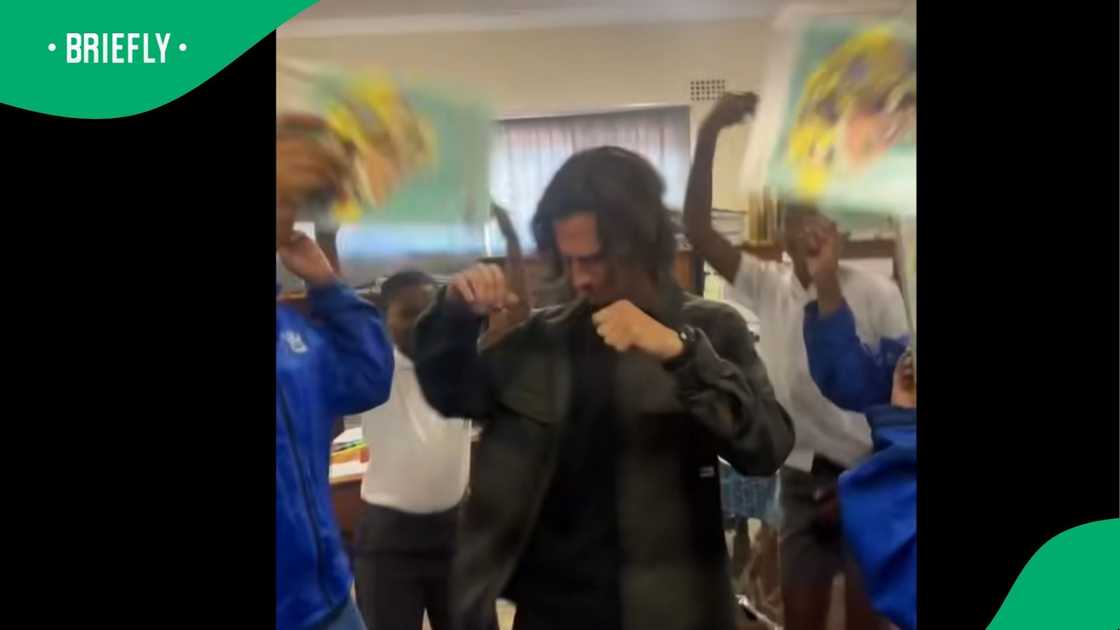 A teacher went viral on Facebook.
