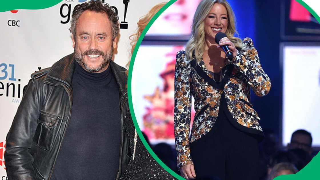 W. Brett Wilson at the 2011 Genie Awards Gala (L). Sarah McLachlan at the 2025 Juno Awards (R) W. Brett Wilson at the 2011 Genie Awards Gala (L). Sarah McLachlan at the 2025 Juno Awards (R)