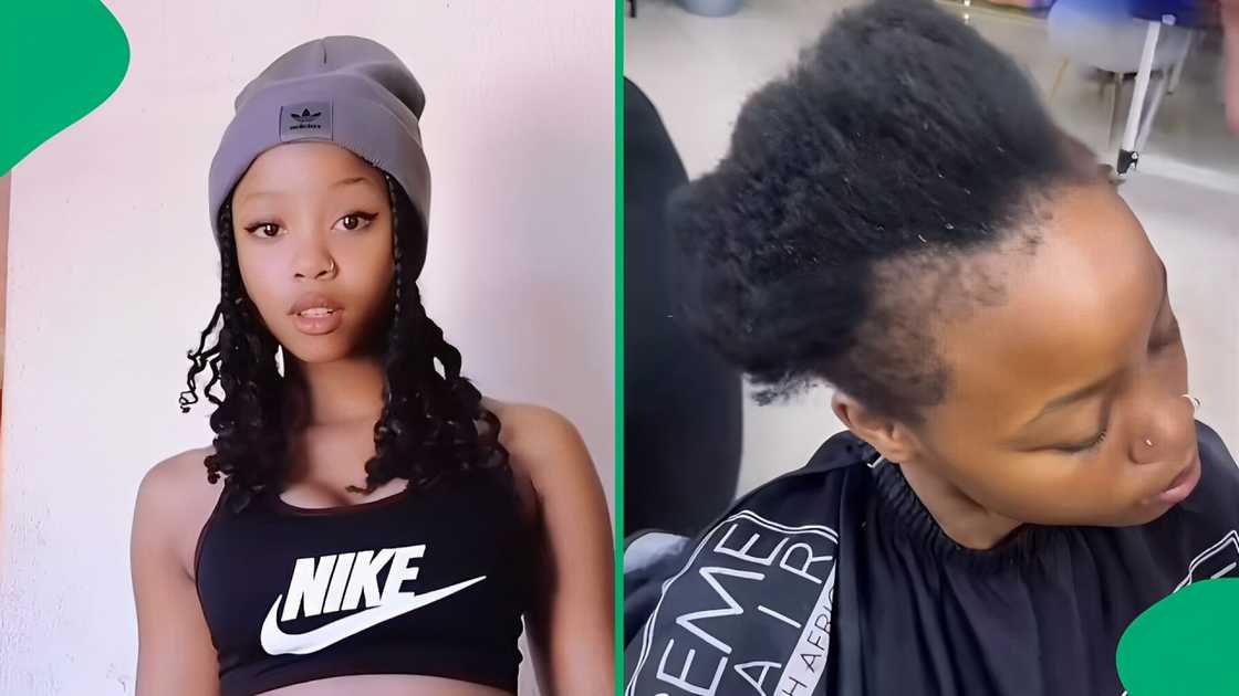 A South African woman’s receding hairline transformation has wowed Mzansi.