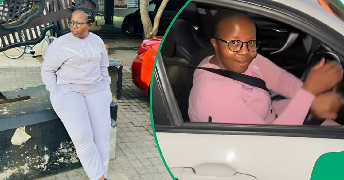 Lady receives attention from ex after buying a car Lady receives attention from ex after buying a car