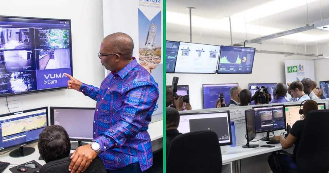 Gauteng Premier Panyaza Lesufi launched almost 7000 facial recognition cameras in the province Gauteng Premier Panyaza Lesufi launched almost 7000 facial recognition cameras in the province