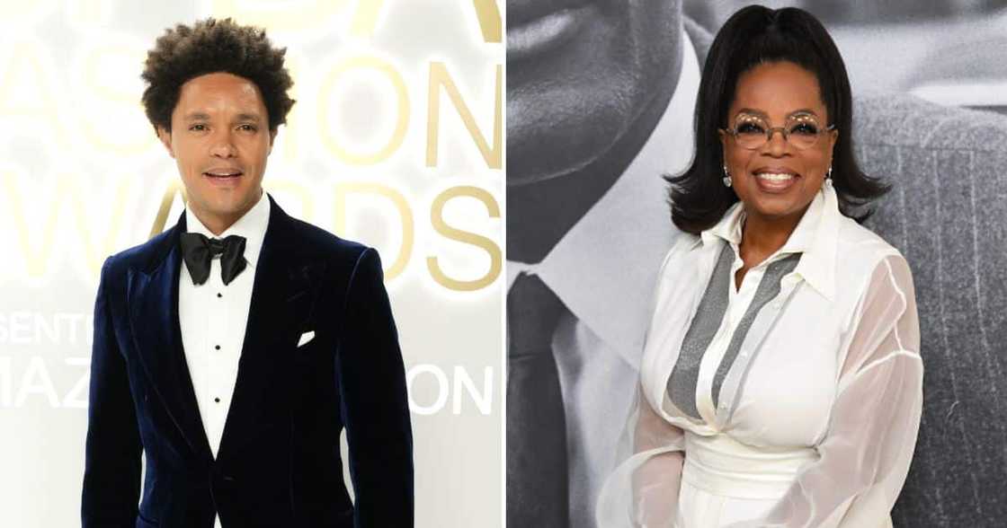 Trevor Noah and Oprah Winfrey Trevor Noah and Oprah Winfrey