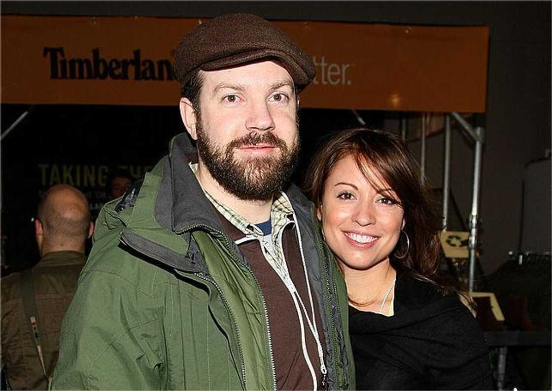 Actors Jason Sudeikis and Kay Cannon Actors Jason Sudeikis and Kay Cannon