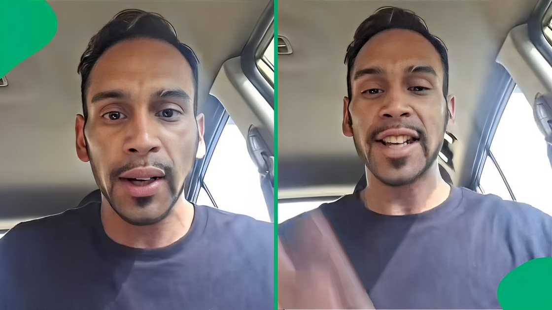 A TikTok video shows a man ranting on the worth of R1000. A TikTok video shows a man ranting on the worth of R1000.