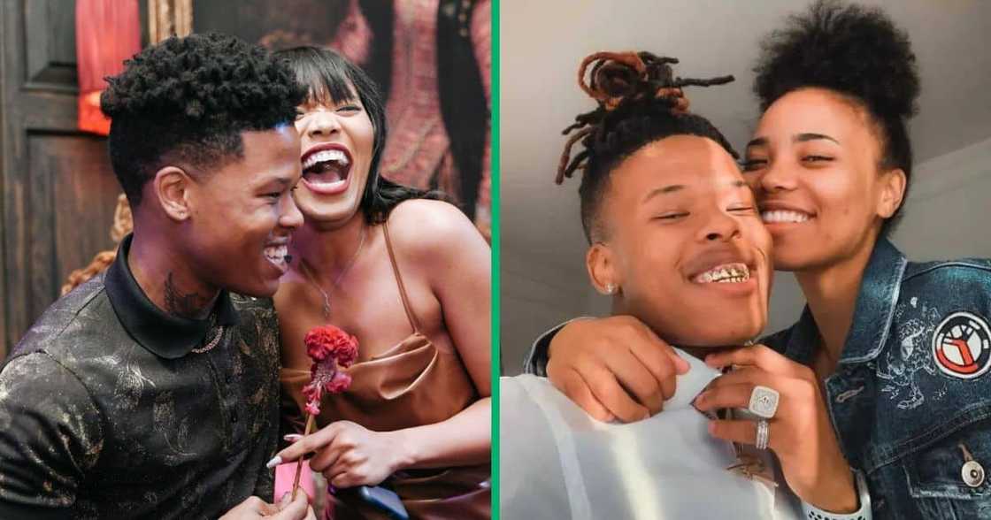 Nasty C and Sammie Heavens are expecting. Nasty C and Sammie Heavens are expecting.
