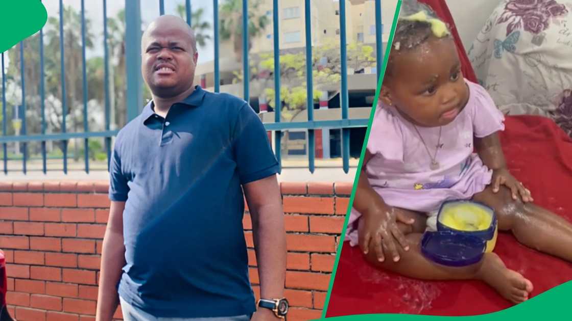 Social media users found amusement in a video of a toddler wasting her petroleum jelly Social media users found amusement in a video of a toddler wasting her petroleum jelly