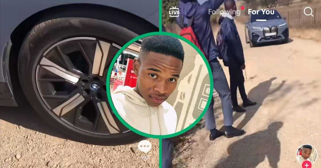 A man gives boys a lift in his BMW A man gives boys a lift in his BMW
