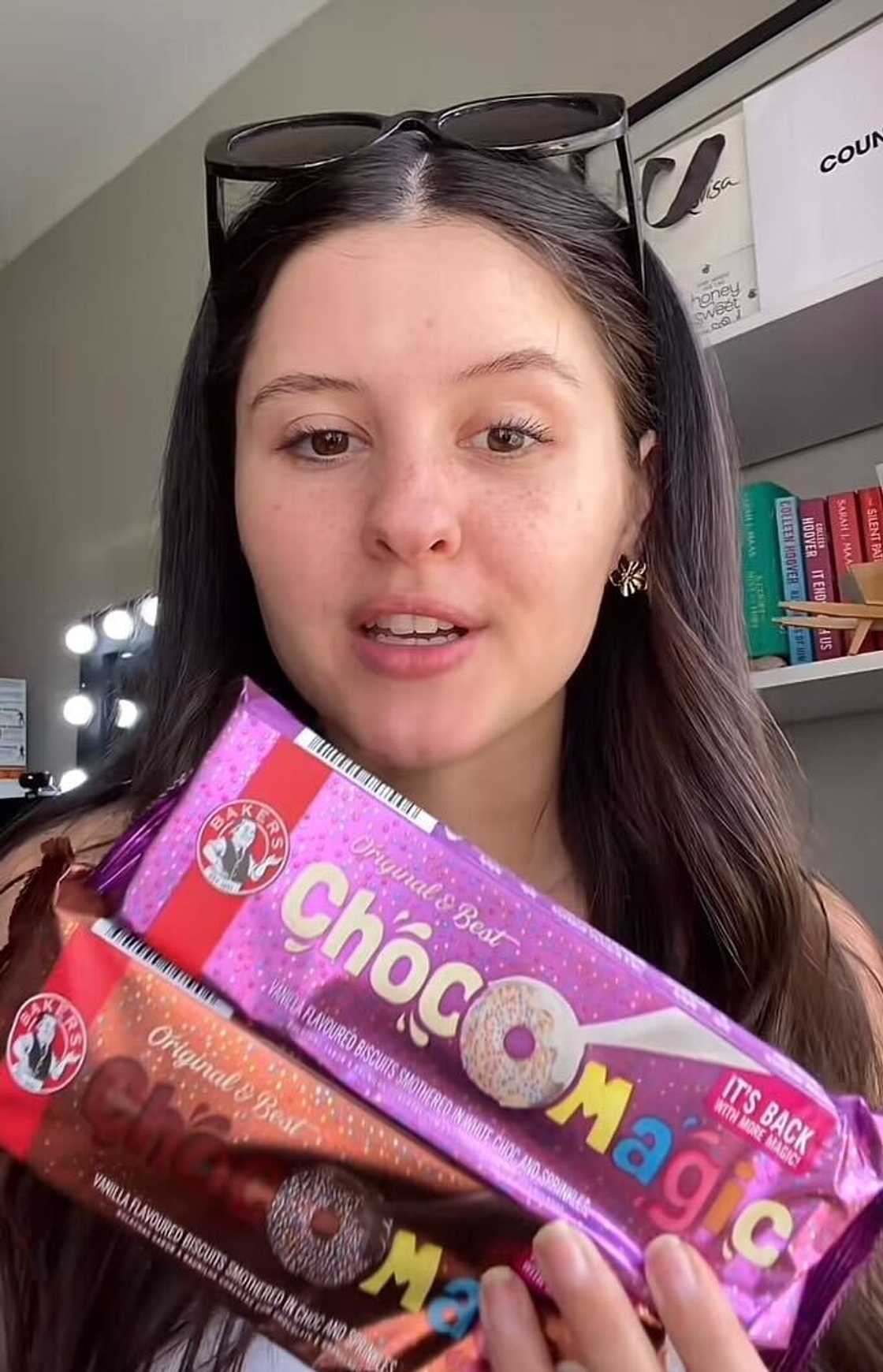 A woman in Port Elizabeth tried the popular Bakers' Biscuits, now back on the shelves for fans to enjoy. A woman in Port Elizabeth tried the popular Bakers' Biscuits, now back on the shelves for fans to enjoy.