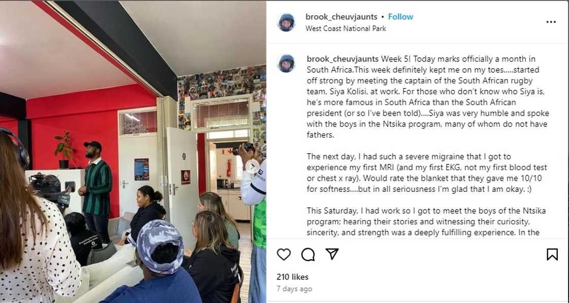 Brook Cheuvront’s last post on her Instagram. Brook Cheuvront’s last post on her Instagram.