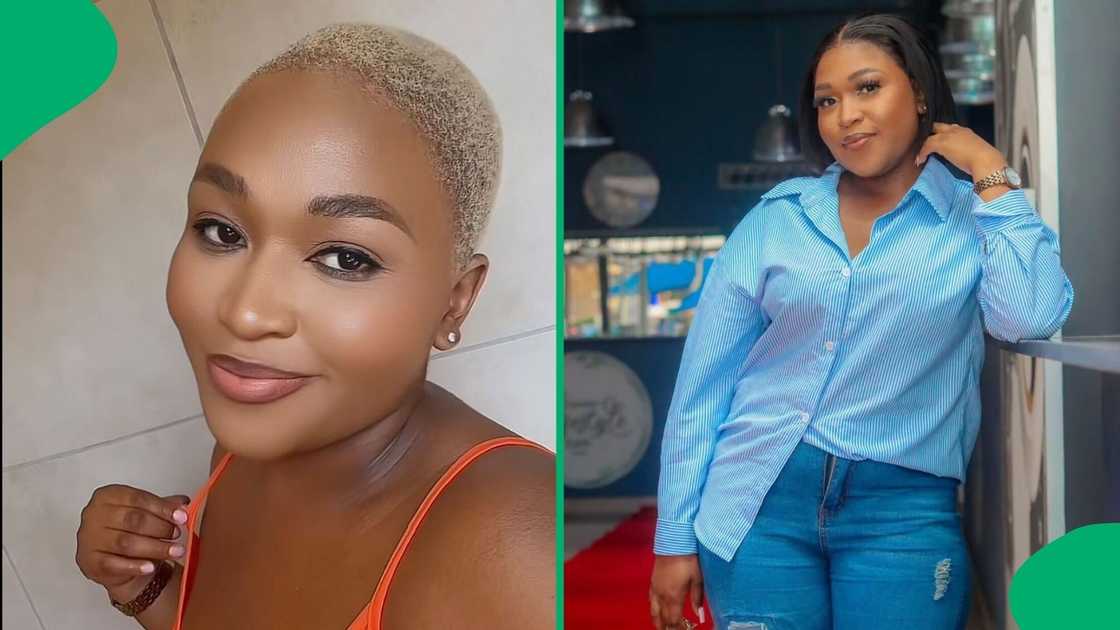 A TikTok video shows a woman showcasing her lash disaster. A TikTok video shows a woman showcasing her lash disaster.