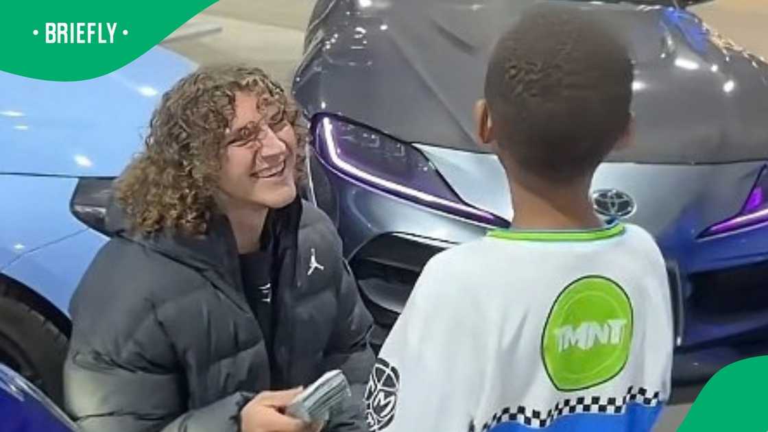 Man gifts Uber driver's son thousands of rands
