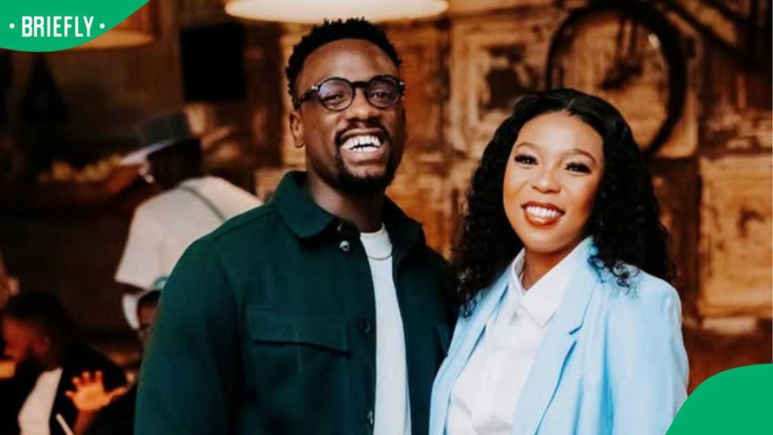 Bonko and Lesego Khoza announced that they were expecting