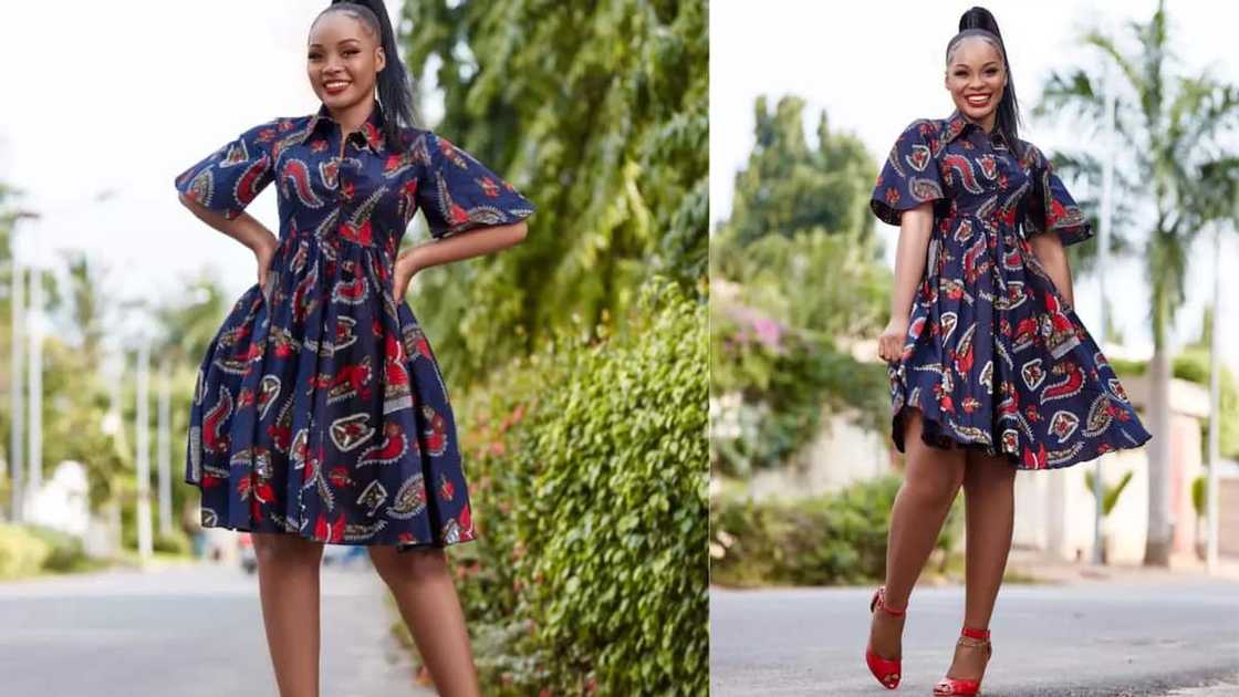 Flared shirt dress Flared shirt dress