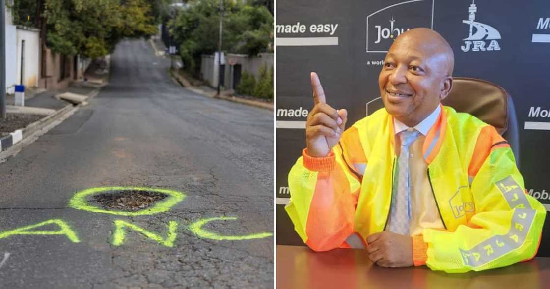 Kenny Kunene says that fixing Johannesburg roads will cost R37 billion