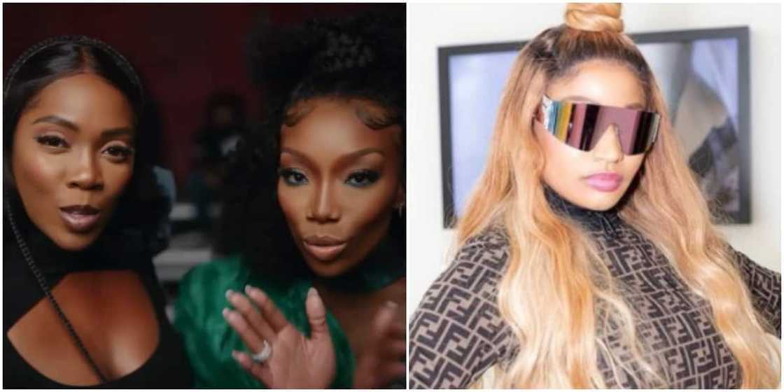 Nicki Minaj likes Somebody's Son by Tiwa