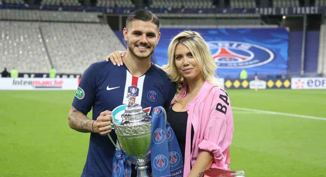 Mauro Icardi and Wanda Nara