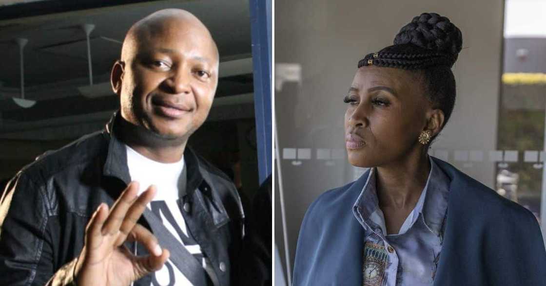 Kenny Kunene & Mpho Phalatse Kenny Kunene & Mpho Phalatse