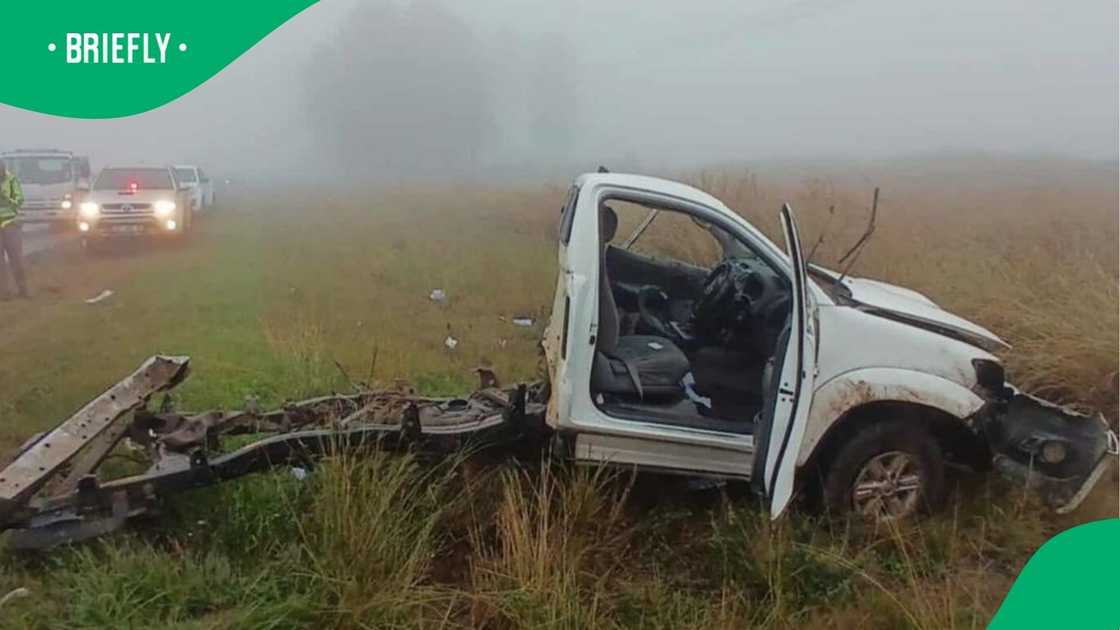 One of the vehicles involved in the deadly crash in Mpumalanga One of the vehicles involved in the deadly crash in Mpumalanga